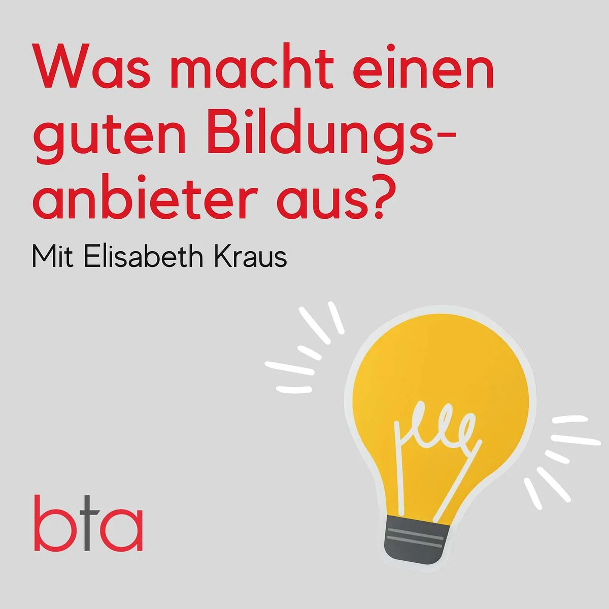 Was macht einen guten Bildungsanbieter aus?