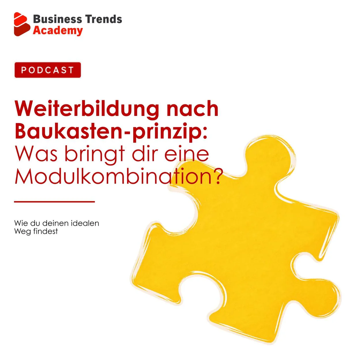 Weiterbildung nach Baukastenprinzip: Was bringt dir eine Modulkombination?