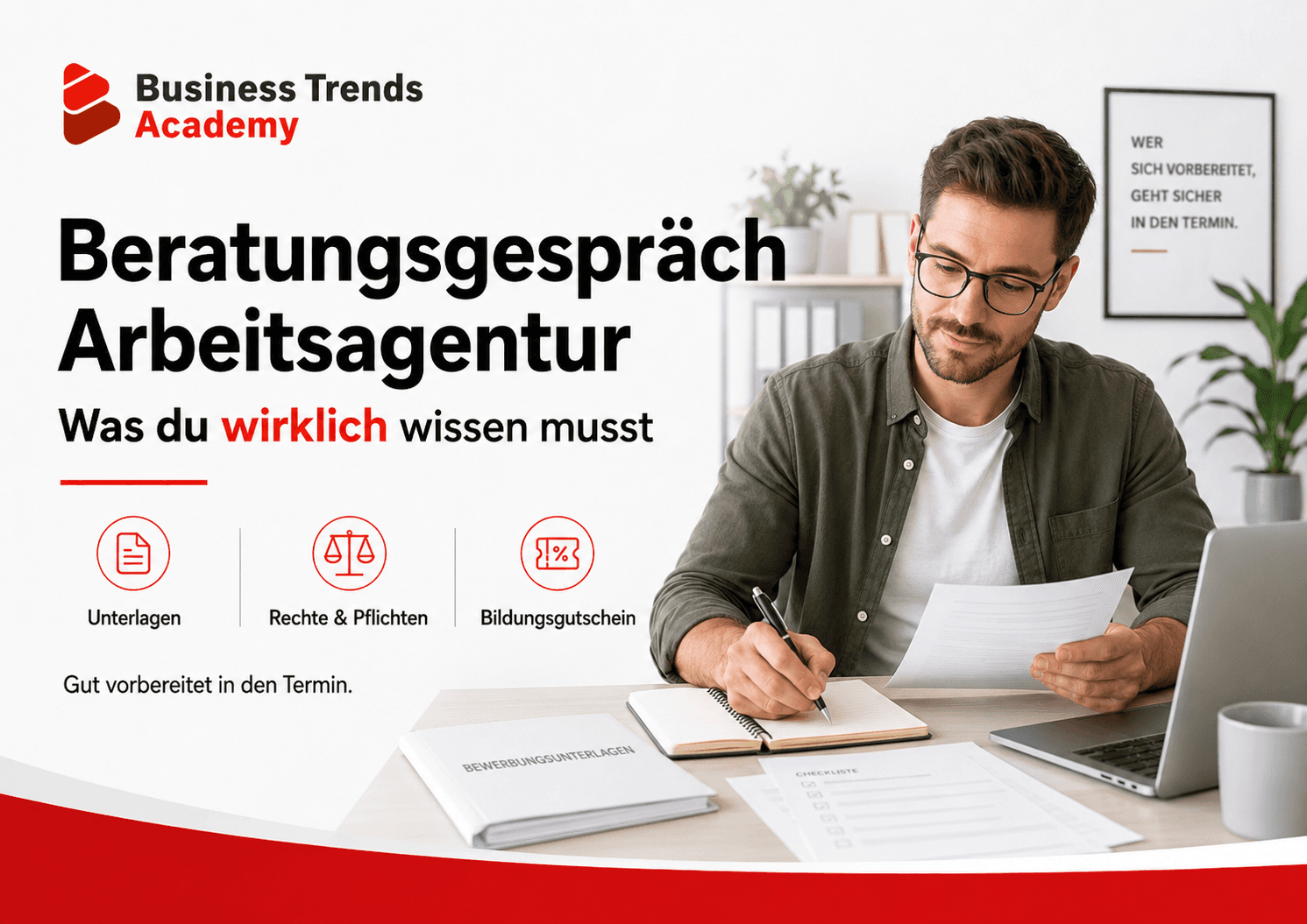 Beratungsgespräch Arbeitsagentur