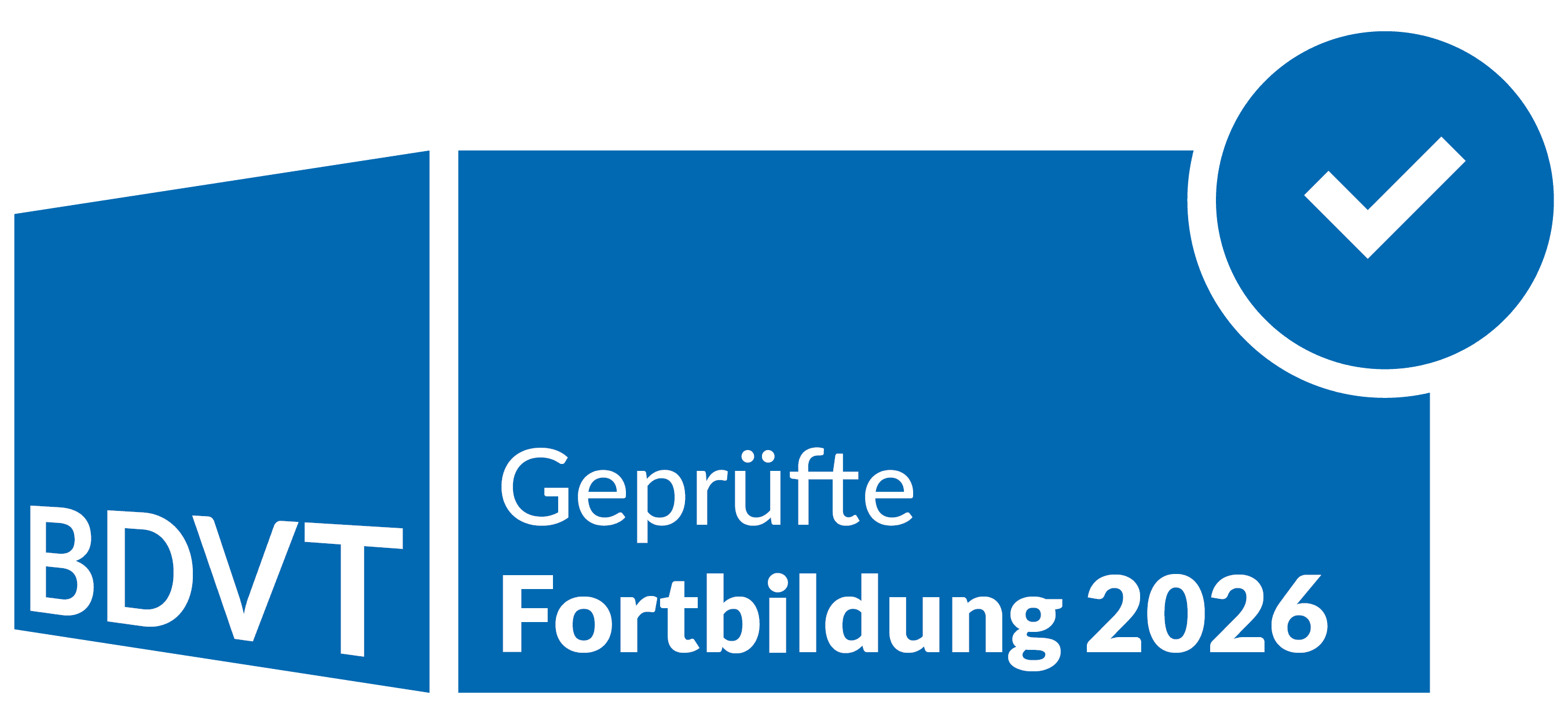 BDVT Geprüfte Fortbildung 2026