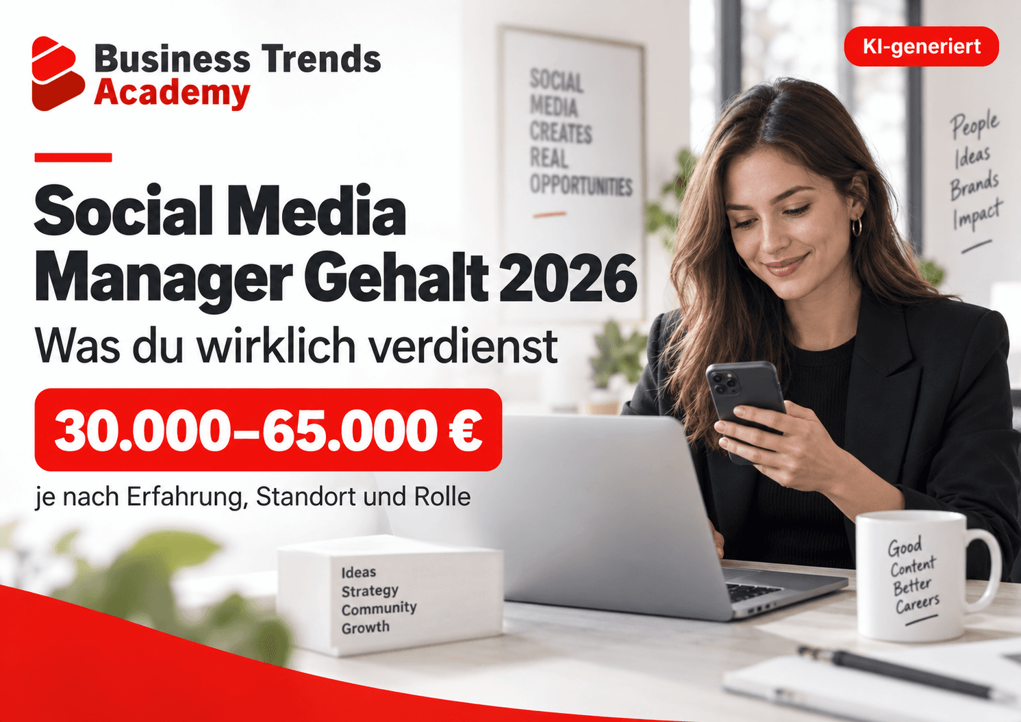 Gehalt Social Media Manager 2026: Was du wirklich verdienst